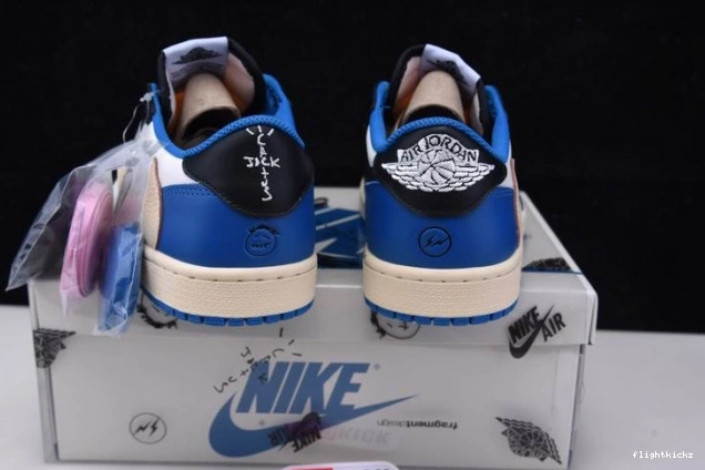 Jordan Low Fragment Scott Air 1 Design x Travis Retro x DM7866-140 1214